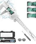 IP54 Waterproof Digital Caliper Tool No Frills With Large LCD Screen Stainless Steel Vernier Caliper For 0 To 6 Inches