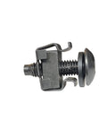 Built Like A Tank 10-32 Snap In Cage Nuts And Screws With Flat Washers showing black oxide hardened steel screw detail.
