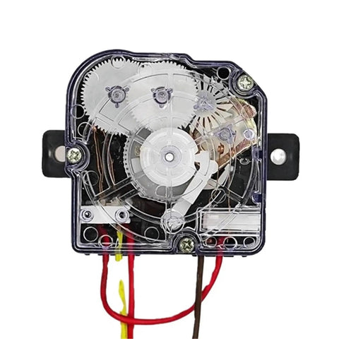 15 Minute Mechanical Timer Switch With Knob For Semi Automatic Twin Tub Washer Parts 3 Wire Precise Time Setting Easy To Install Durable Replacement transparent housing with wires