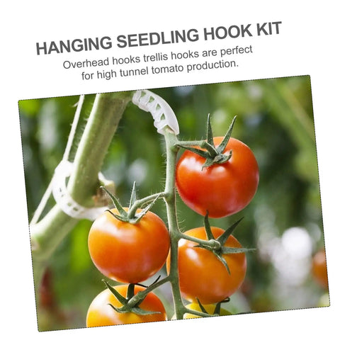 Space Saving Plant Bracket Hook Kit For Greenhouse Growth, Tomato Plant Cages And Vine Support, Easy Garden Hanger Hooks For Rooftop, Balcony, Or Small Yard, Maximize Sunlight And Harvest Yield