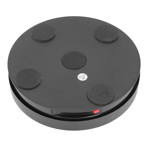 Stunning 360 Degree Rotating Display Stand With Electric Turntable, Adjustable Speed And Direction Control Via Remote, USB Powered 22cm Platform top view