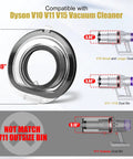Dust Cup Lid For Dyson V10 V11 V15 SV12 SV14 SV15 SV22 Vacuum Cleaners Easy Swap Dust Bin Replacement Sealed Lid Size Guide