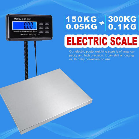 Hella Heavy Duty Digital Pet Scale 660 Lb Capacity Stainless Steel Platform Dog Weighing Machine with digital display