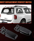 Rear Window Hinge Set For Tailgate Liftgate Glass Left And Right Fits Infiniti QX56 2004 2010 Armada 2005 2015 Pathfinder 2004 Replacement Replaces 90320 7S000 90321 7S000 on vehicle and close-up