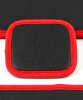 Three Flexible Magnetic Pads Tool Mat Set For Workbench Organization Magnetic Holding Pad For Small Parts And Tiny Tools Clutter Free Surface For Repairs And Crafting, red-trimmed black flexible magnetic pad