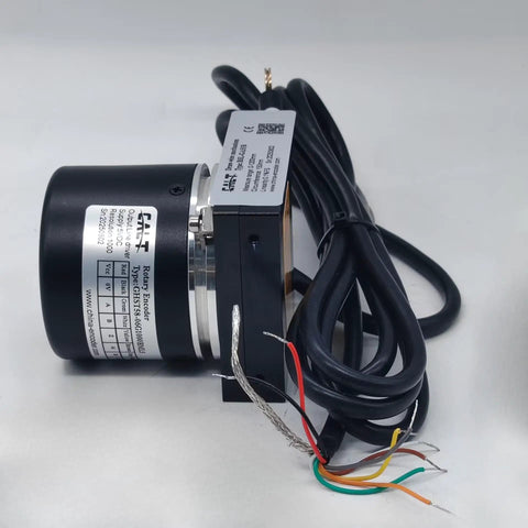 1200mm Draw Wire Length Sensor For Linear Motion Displacement Transducer With 24V Push-Pull Output 1000 PPR Encoder 0-1.2m Range Aluminum Shell 304 Stainless Wire Fast Up To 3 Meters Per Second, black cylindrical unit with cable