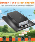 3W Solar Panel Kit With Built In 5000mAh Battery For Trail Cameras IP66 Waterproof Game Cam Power Supply connection ports