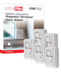Wireless Window And Door Alarm Kit 5 Pack For Home Security With 120 Decibel Alarm And Chime Easy Install DIY Protection For Home Apartment Garage White