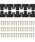 Universal Sectional Couch Connectors Legit Sturdy Sofa Stabilizer Clips, black steel brackets and screws for secure assembly.