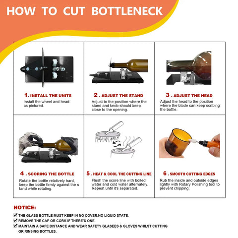Level Up Your Cocktail Setup With This Heavy Duty Glass Bottle Cutter For Round Square And Oval Bottles Crafting Clean Drinkware Without Chips Easy DIY Tool To Quickly Repurpose Empty Whiskey Jars Into Classy Glasses Today