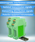 Ultra Slim Signal Isolator DC 24V For PLCs With Analog Output 4 20mA One In One Out Rail Mount Isolated Signal Conditioner
