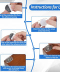 Instructions for using 8 Pcs Tiny Self Adhesive Caster Wheels Set With 360 Degree Swivel For Tight Spaces No Drill Needed.