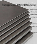 Comparison of mica insulation board thicknesses, including 1.5cm thick, highlighting Heavy Duty Mica Insulation Board 40x40cm 16x16in.