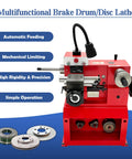 Brake Drum And Disc Lathe For Small And Medium Vehicles With Variable Frequency Speed Control 110V 1100W Heavy Duty Machine