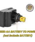 Universal AA Battery Push Button Igniter For Gas Grills Replacement 7 Outlet Rotary Ignition with battery diagram