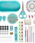Sewing accessories from 40 Colorful Spools Of Polyester Sewing Thread In A Portable Gift Box Kit For Beginners And Travelers Emergency Repairs On The Go