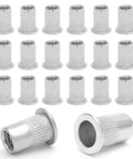 20 Pack 3/8-16 Steel Threaded Insert Rivet Nuts For Metal, Glass Fiber, And Aluminum Builds, 304 stainless steel, heavy-duty