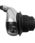 8 Speed Thumb Activated Bike Gear Shifter Lever for mountain road and racing bikes, side view of trigger shifter
