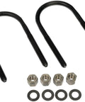 Rear Leaf Spring U-Bolt Kit For Jeep Models And Select SUVs, Tough, No-Fuss Hardware including U-bolts, nuts, and washers.