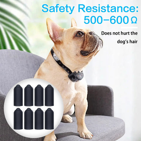 Prong Collar Rubber Sleeve 24 Pack For Shock And Anti Bark Collars 16 Mm Size Replacement Tips For Medium Hair Dogs displayed