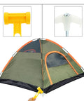 Tent setup using Glow In The Dark Spiral Tent Pegs 10 Pack Steel Stakes With Hammer 5m Rope And Carry Bag Windproof Ground Anchors.