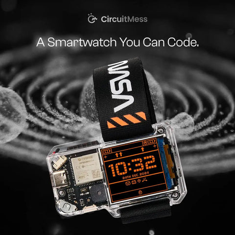 Artemis DIY Smartwatch Kit For Kids And Teens 9 Plus Learn Coding Electronics And Wearable Tech Hands On STEM Gift Build Your Own Wearable Gadget Fun Project For Curious Makers, clear case smartwatch