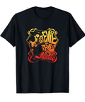 Psychedelic Blues Rock T Shirt With Officially Licensed Futureshirts Design Lightweight Classic Fit Double Needle Sleeves And Hem H40852 Black Tee