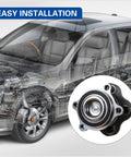 Rear Wheel Hub Bearing Assembly 512388 Fits 2007 2018 Nissan Altima 2009 2019 Maxima easy installation detail view