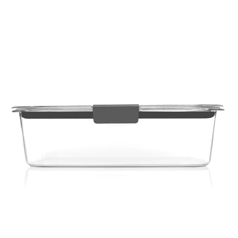 Crystal Clear Food Storage Containers Set Of 5 For Meal Prep And Leftovers No-Brainer, side view, BPA-Free Tritan, 360-Degree Clarity