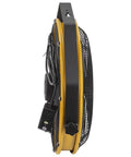 Side view of Heavy Duty 18 Inch High Velocity Wall Mounted Shroud Fan Weatherproof IPX4 Indoor Outdoor 4000 CFM