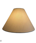 Coolie Empire Hardback Lamp Shade Beige 7x20x12 Inch Silk Type Shantung Exterior With Premium Off White Lining Dope Look, lit