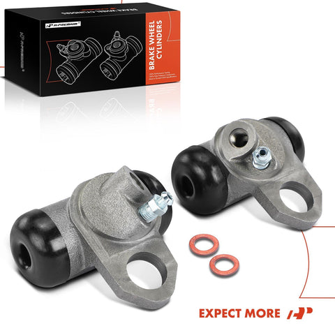 Front Drum Brake Wheel Cylinder For Chevrolet Impala Caprice Bel Air Biscayne Brookwood Kingswood Townsman 1965 To 1970 Two Piece Set 1.1875 Inch Bore displayed with packaging