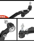 Front Outer Right Tie Rod End for Jeep Gladiator JT 2020 2024 JL 2018 2024 OE Style Replacement black steel tie rod end detail
