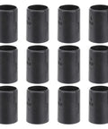 Must Have 32 Pack Wire Shelf Clips For Universal Fit Shelving Sturdy Plastic Locking Clips Easy Install 1.5 Inch Black Rack Brackets