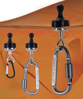 Heavy Duty Magnetic Hook Set For Canopies And Tents With Carabiner Hangers Neodymium Magnets 11 Lbs Load multipurpose use