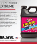 Extreme Powersports Pre Mixed Coolant For Motorcycles Atvs And Karts With Top Shelf Antifreeze Against Rust And Corrosion Plus Water Pump Lubrication Keeps Aluminum Engines Rock Solid And Cool For Daily Cruising Ready To Roll Right Out Of The Box in 64 oz bottle with colorful label.