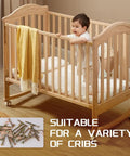 26-Piece All-In-One Baby Bed Frame Bolts And Crib Screws Hardware Replacement Kit used on wooden crib