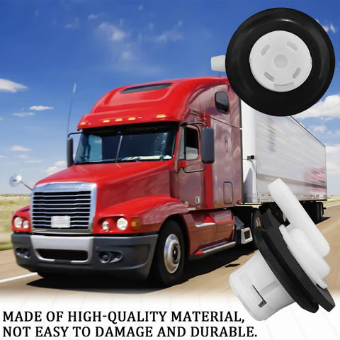 Fuel Tank Vent Plug Kit With Grommet And Valve For Jeep Wrangler And Ford F Series 1980 To 1997 Gas Tank Vent Valve Replacement Durable ABS Sealed Fit No Fuss Install shown with truck backdrop