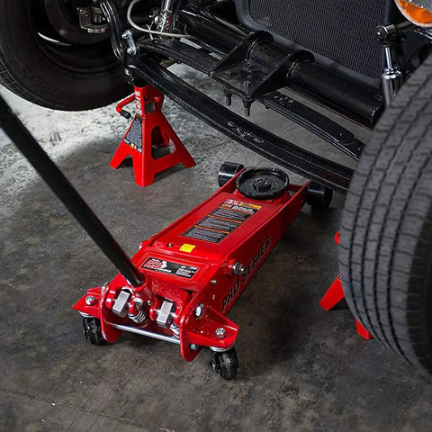 Rugged Steel Jack Stands Pair Offering 3 Ton 6000 Pounds Capacity Ideal For Garage Auto Repair And Vehicle Maintenance Extended Lift Range Provides Rock Solid Support For Your Daily Driver No Sweat Setups
