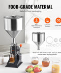 Easy Pull Down Manual Liquid Filler With 10 Liter Hopper And Adjustable 5 To 50 Ml Settings For Smooth Bottling Of Juice Shampoo Honey And Hobby Crafts Built Tough And Reliable, showcasing food-grade 304 stainless steel design.