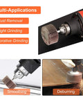Five Pack 3.15 By 1 By One Quarter Inch Shank Mounted Flap Wheel 80 Grit Aluminum Oxide Abrasive Wheels used on drills