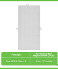 HRF-G Replacement Filter for Honeywell HPA Series Purifiers Compatible HPA020B HPA030B 2-pack with replacement cycle detail