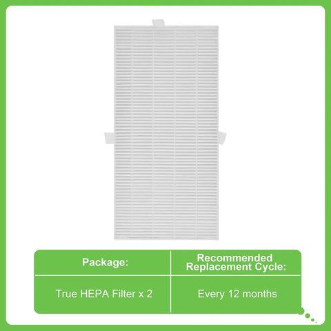 HRF-G Replacement Filter for Honeywell HPA Series Purifiers Compatible HPA020B HPA030B 2-pack with replacement cycle detail