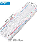 Image of Ultimate Solderless Breadboard Kit Set, showing dimensions and size of 830-point board for fast prototyping.