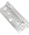 Stainless Steel Door Hinge Set Six Pcs Flat Open 360 Degree Pivot With Silent Rotation for hardware use, showing one hinge.