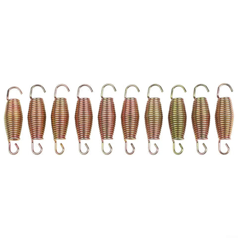 Heavy Duty Extension Springs 10 Pack Steel Coil Load Up To 50kg For Garage Doors Trailer Ramps Farm Gear Durable Carbon Steel Build That Holds Tight