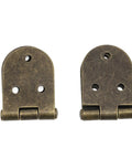 180 Degree Folding Flush Hinges Heavy Duty Iron With Bronze Finish For Furniture Cabinets Tables And Sewing Machines Smooth