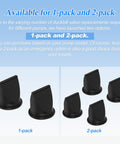 1-pack and 2-pack options of 4 Pack 1.5 Inch Duckbill Valve Kit Replacement For Sealand Vacuum Generators T12 T14 SW12 SW14 VG2 VG3