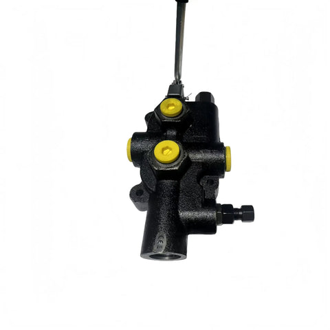Directional Control Valve For Hydraulic Log Splitter, 25 GPM High Flow, 2750 PSI Working Pressure, 1/2 Inch Work Ports And 3/4 Inch In/Out Ports