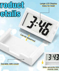 Dope Mini Digital Clock For Car Dashboard And Fridge with large LCD display, detachable ABS cover, showing time 3:45.